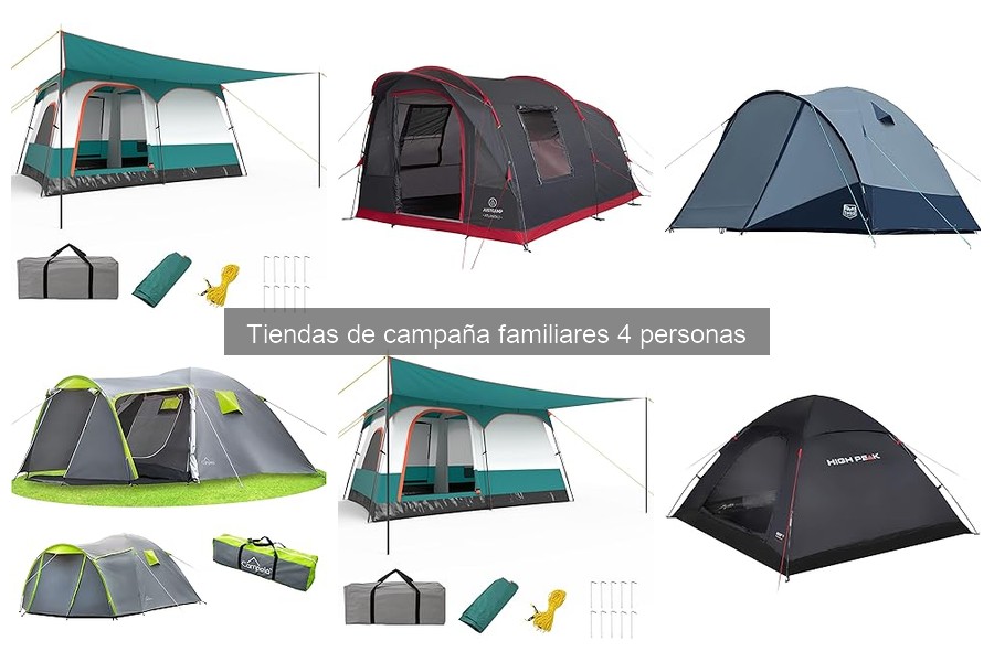 Mejores condiciones climáticas para acampar con tiendas familiares