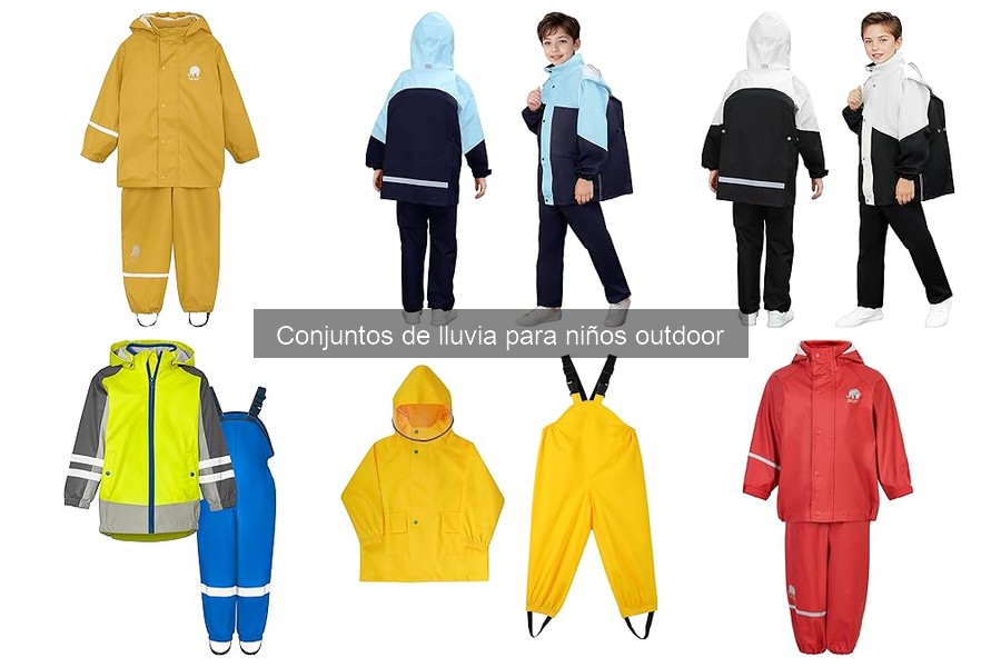 Mejores conjuntos de lluvia para niños en campamentos