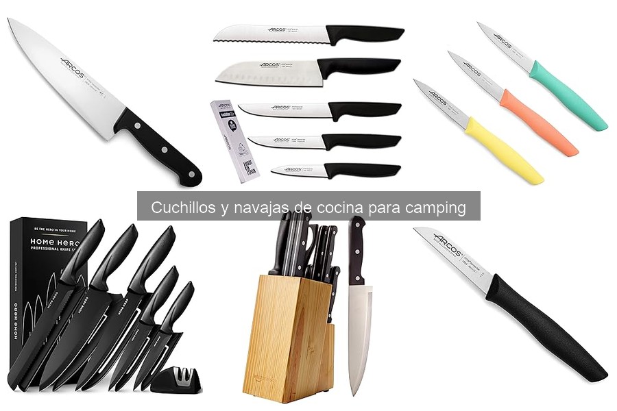 Mejores cuchillos de cocina para camping 2023: comparativa