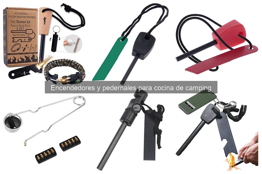 Mejores encendedores y pedernales para cocinar en camping