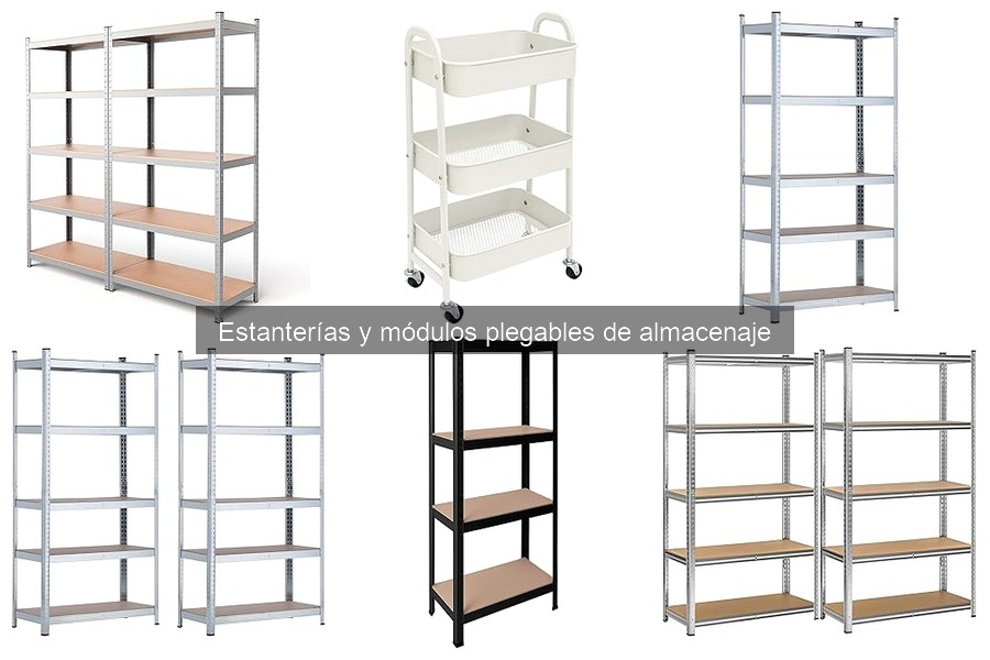 Mejores estanterías plegables para espacios reducidos