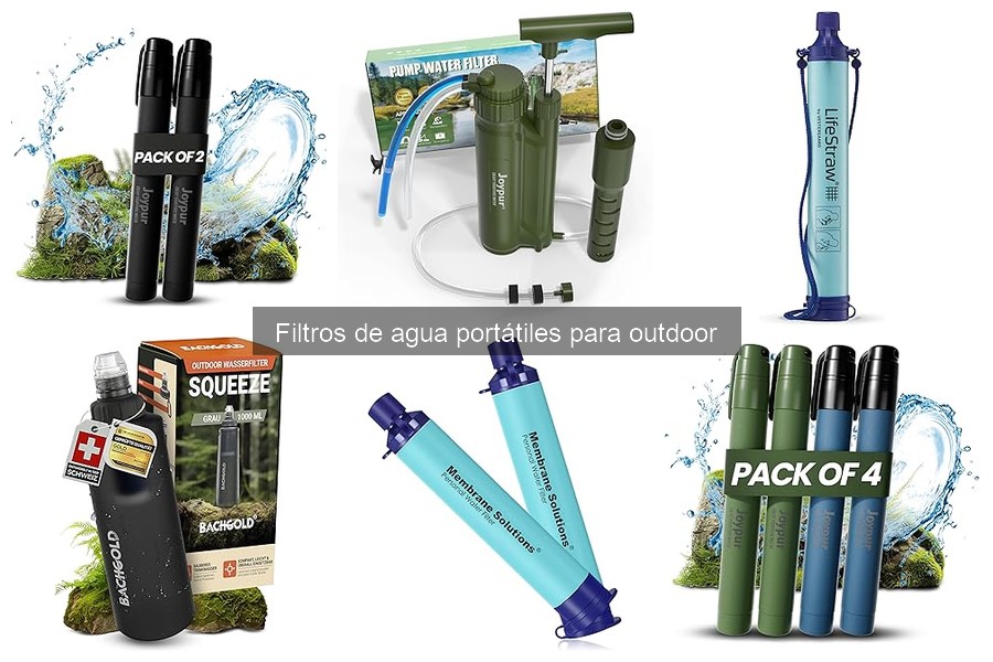 Mejores filtros de agua portátiles para senderismo en 2023