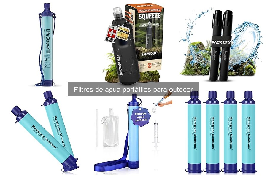 Mejores filtros de agua portátiles para viajes internacionales