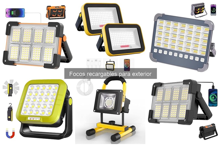 Mejores focos recargables para camping en 2023