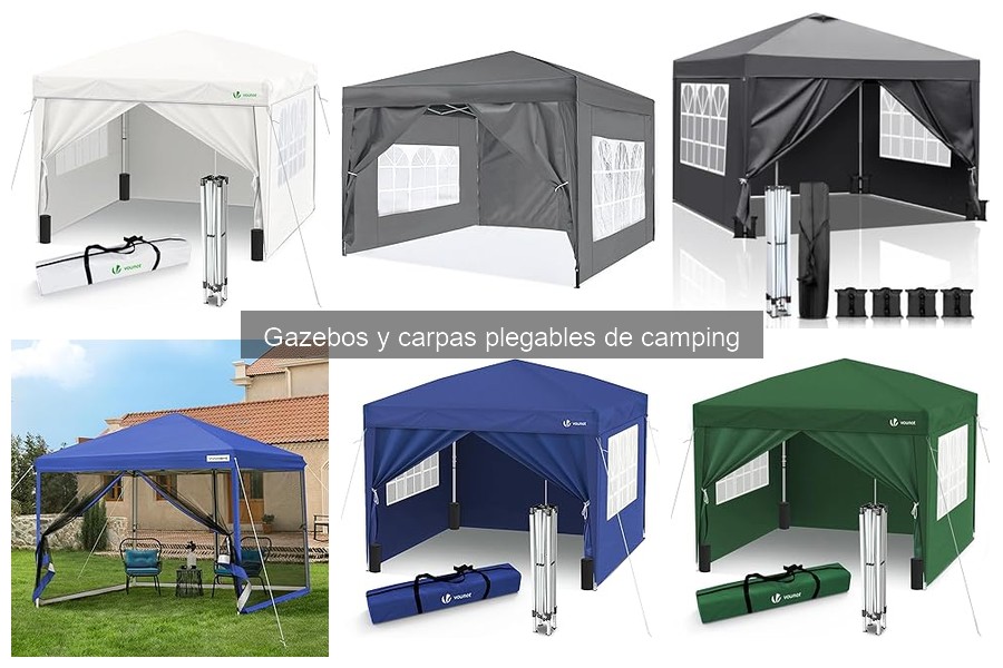 Mejores gazebos plegables para acampadas familiares