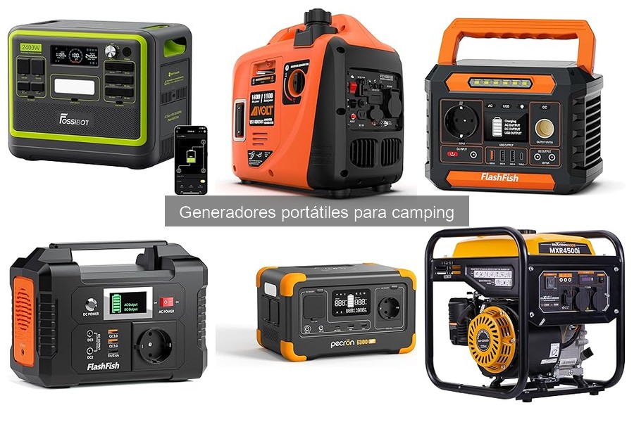 Mejores generadores portátiles para camping en 2023