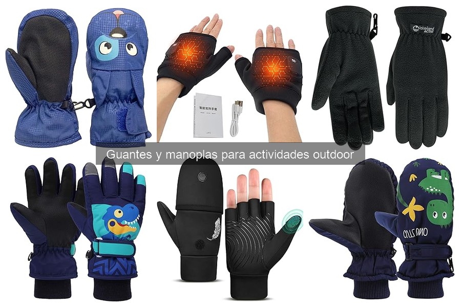 Mejores guantes térmicos para camping en invierno