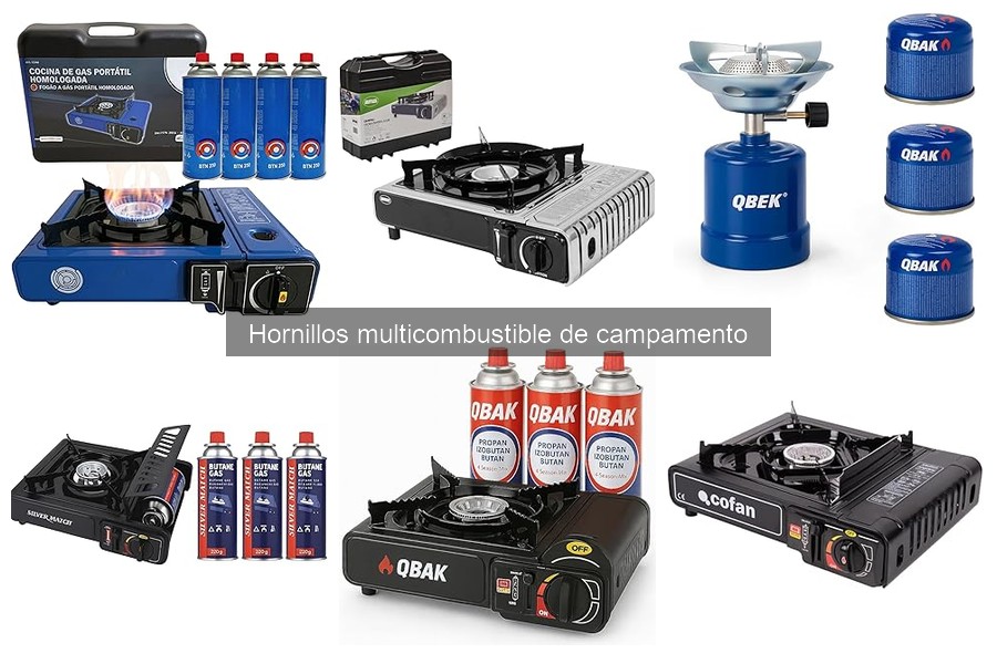 Mejores hornillos multicombustible para familias en camping