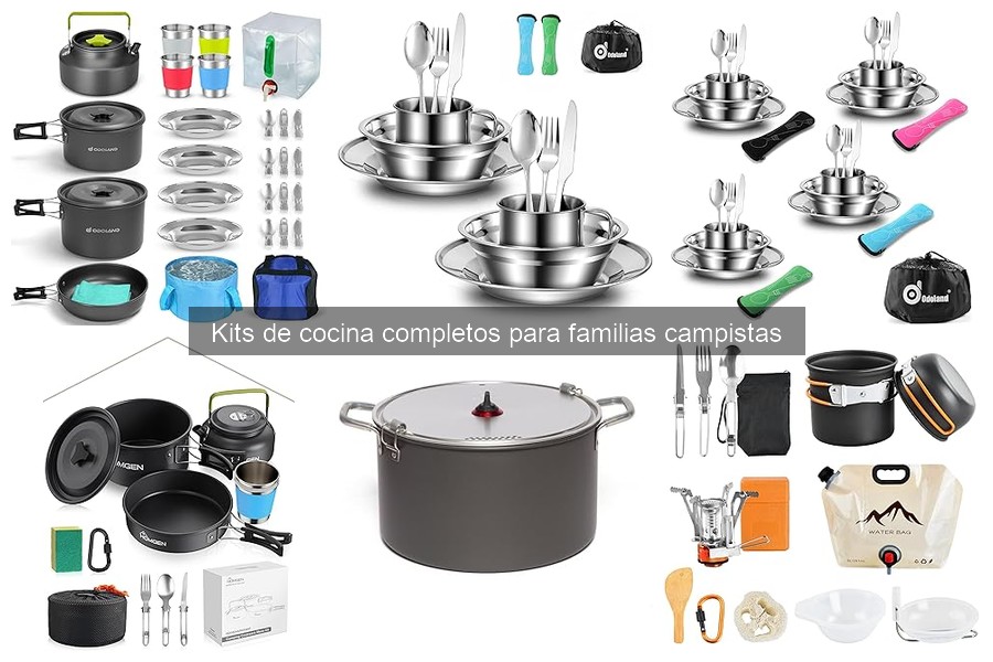 Mejores kits de cocina para familias campistas en 2023