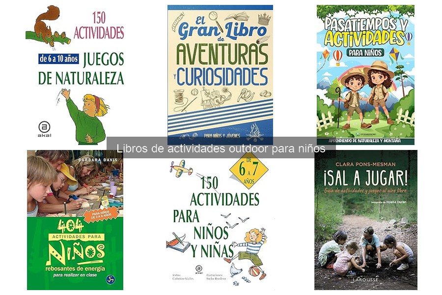 Mejores libros de actividades outdoor para niños por edad