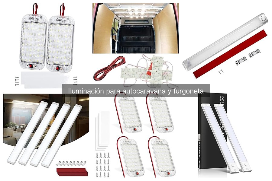 Mejores luces para autocaravanas y furgonetas: tipos y usos