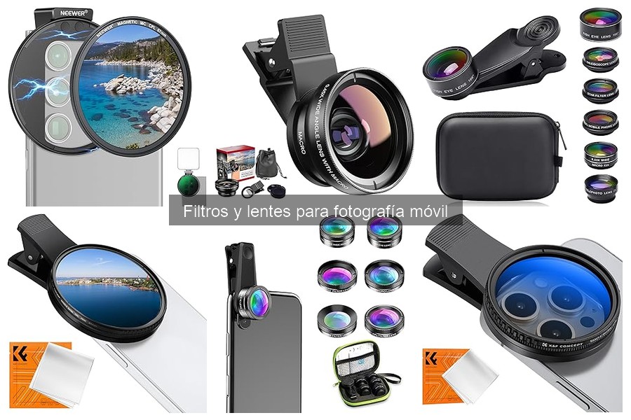 Mejores lugares para comprar filtros y lentes de fotografía móvil
