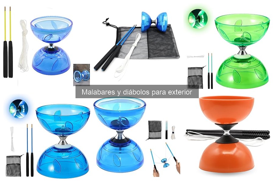 Mejores malabares y diábolos para exterior: comparativa 2023