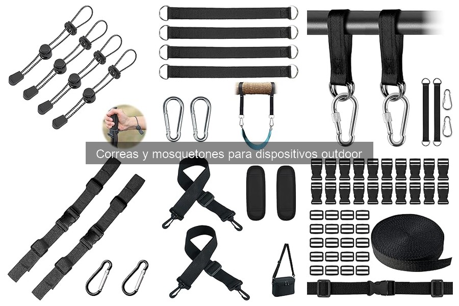 Mejores marcas de correas y mosquetones para camping