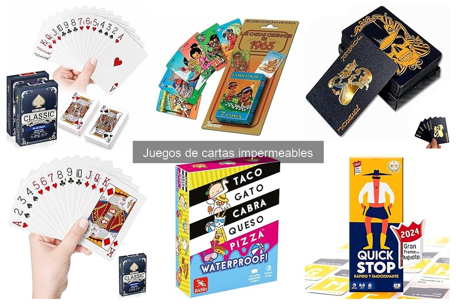 Mejores marcas de juegos de cartas impermeables para disfrutar