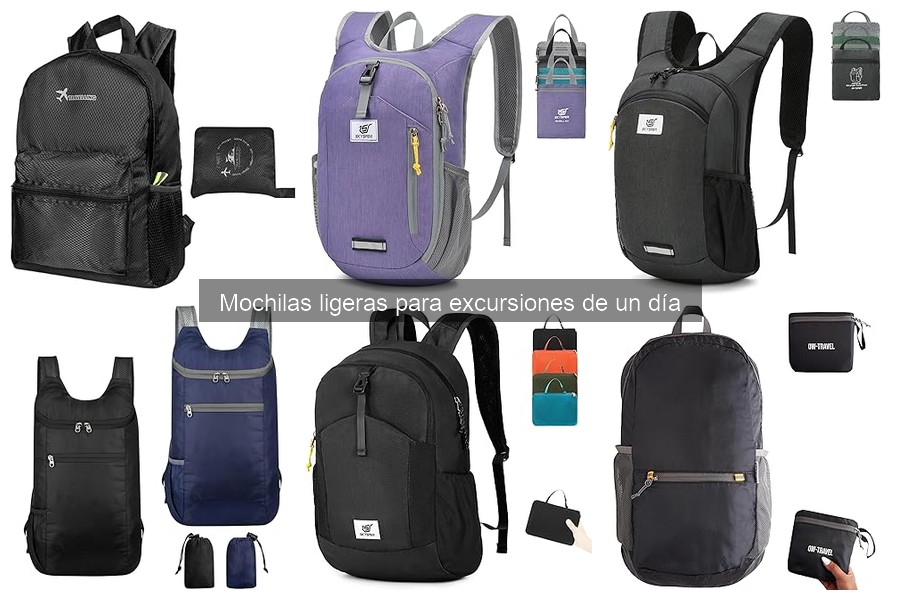Mejores marcas de mochilas ligeras para excursiones de un día