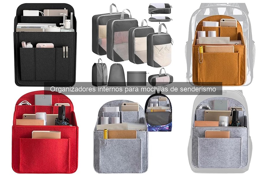 Mejores marcas de organizadores internos para mochilas de senderismo