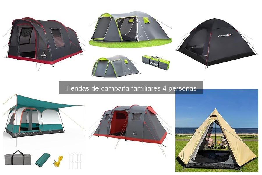 Mejores marcas de tiendas de campaña familiares para 4 personas