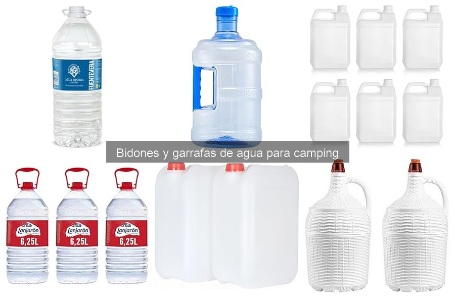 Mejores materiales para bidones de agua de camping