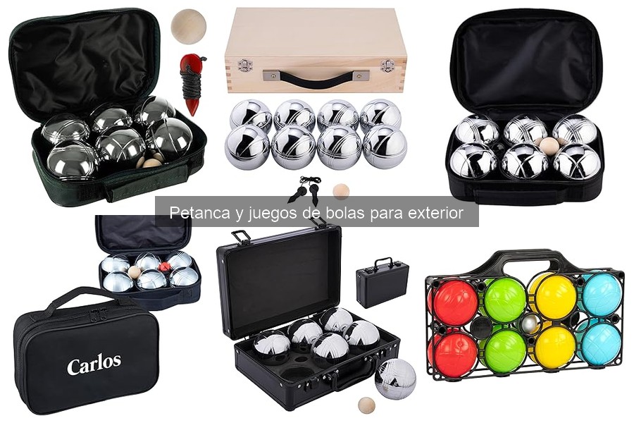 Mejores materiales para bolas de petanca: guía informativa
