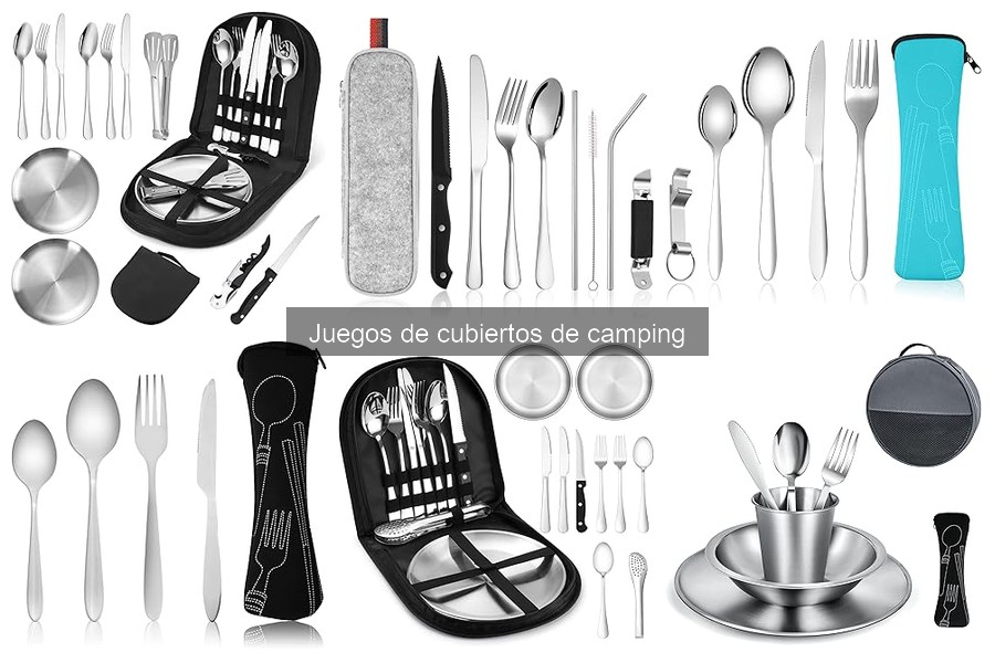 Mejores materiales para juegos de cubiertos de camping