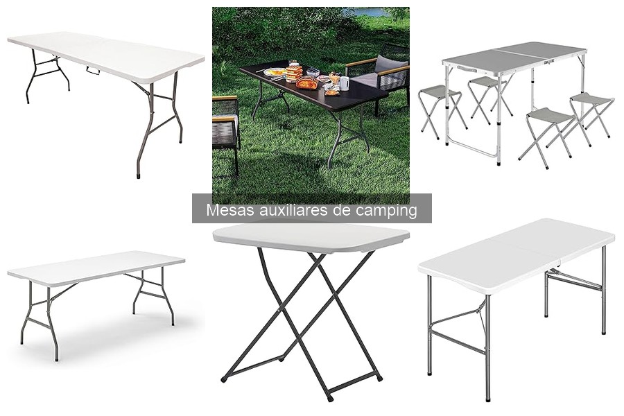 Mejores mesas auxiliares de camping para familias: comparativa 2023