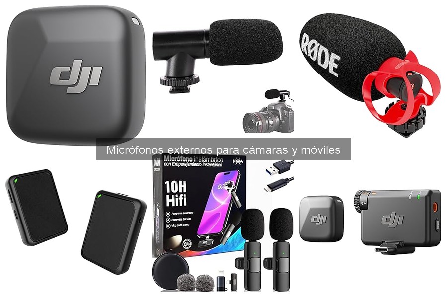 Mejores micrófonos externos para grabaciones en exteriores