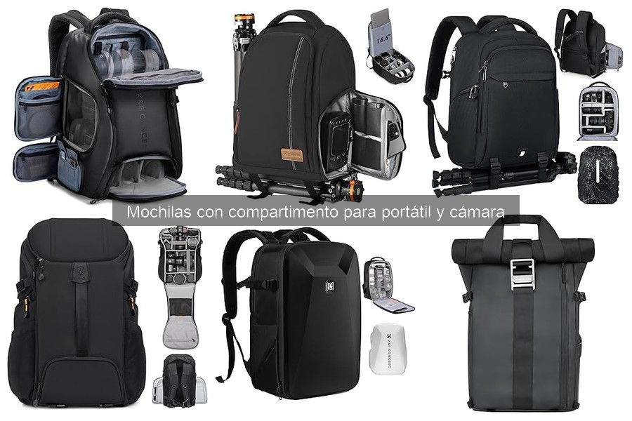 Mejores mochilas para estudiantes con compartimento para portátil y cámara