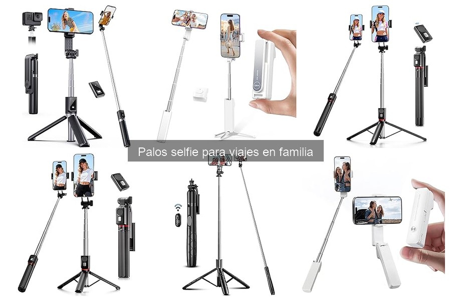 Mejores ofertas de palos selfie para viajes en familia
