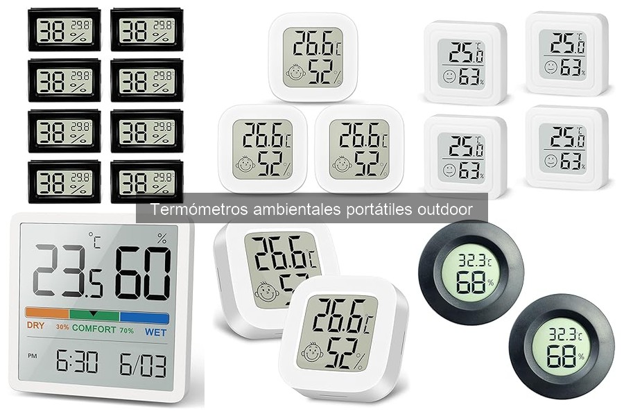 Mejores ofertas y precios de termómetros ambientales portátiles