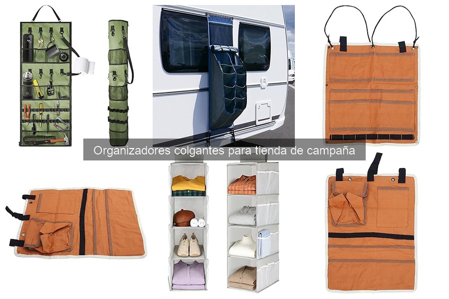 Mejores organizadores colgantes para camping en familia