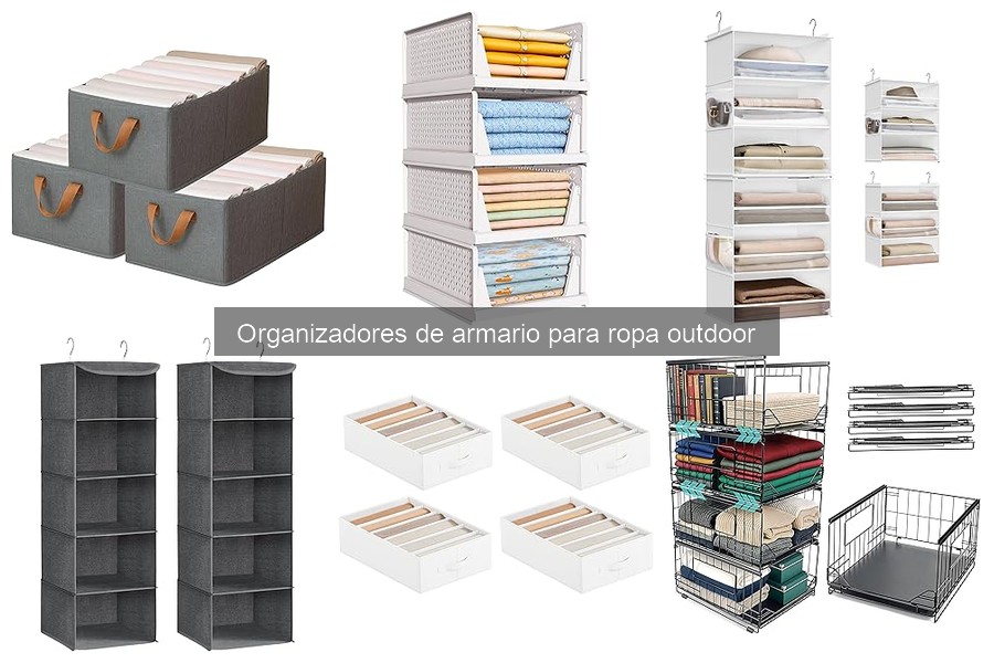 Mejores organizadores de armario para ropa outdoor 2023