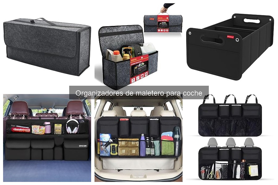 Mejores organizadores de maletero para familias viajeras