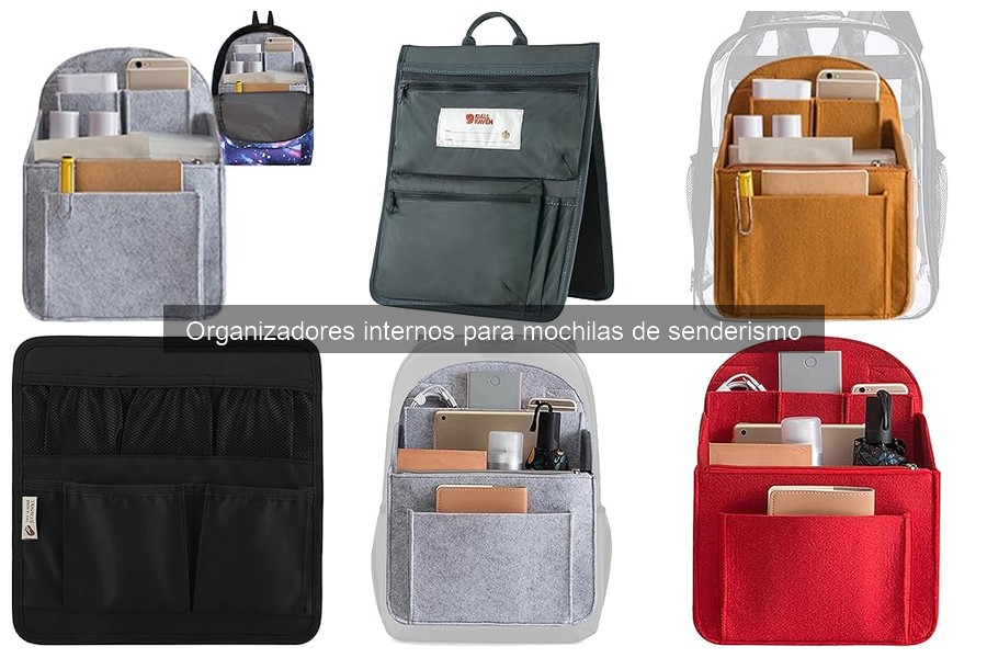 Mejores Organizadores Internos para Mochilas de Senderismo
