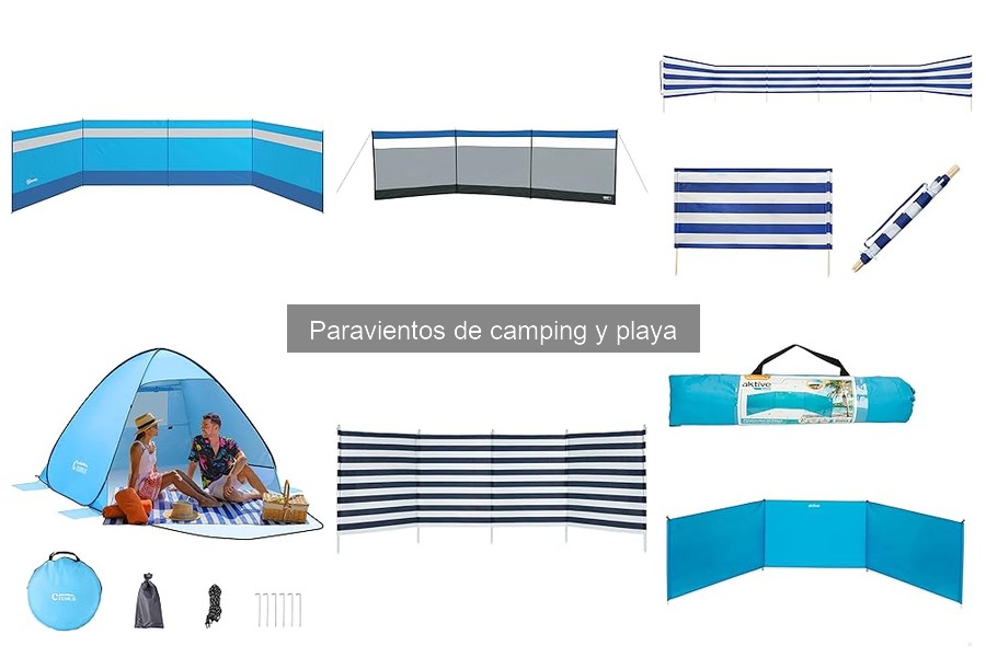 Mejores paravientos para camping y playa en 2023
