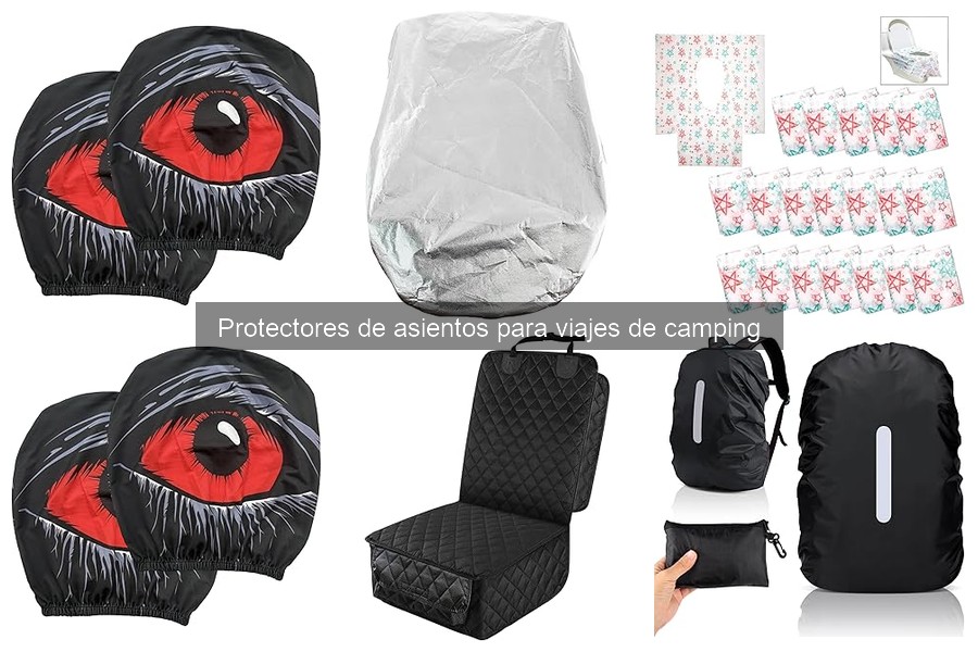 Mejores protectores de asientos para familias en camping