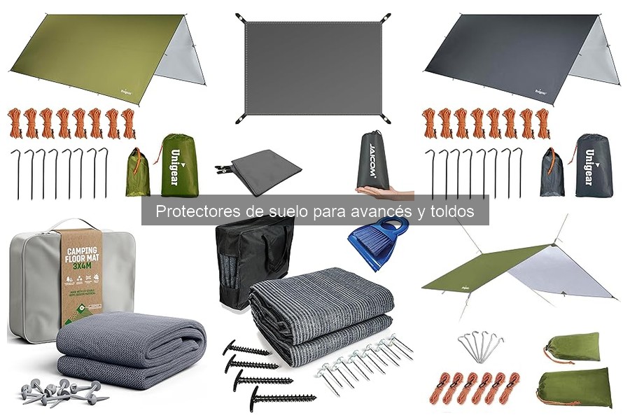 Mejores protectores de suelo para toldos: comparativa 2023
