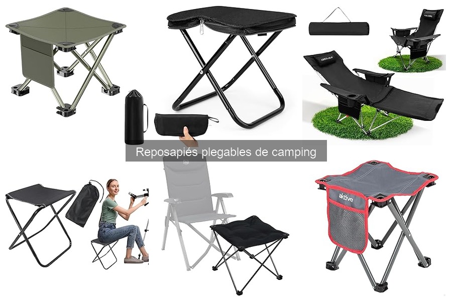 Mejores reposapiés plegables para camping en 2023
