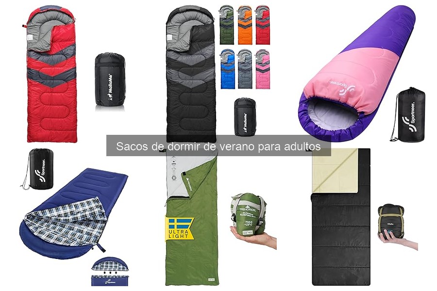 Mejores sacos de dormir de verano para acampar en familia
