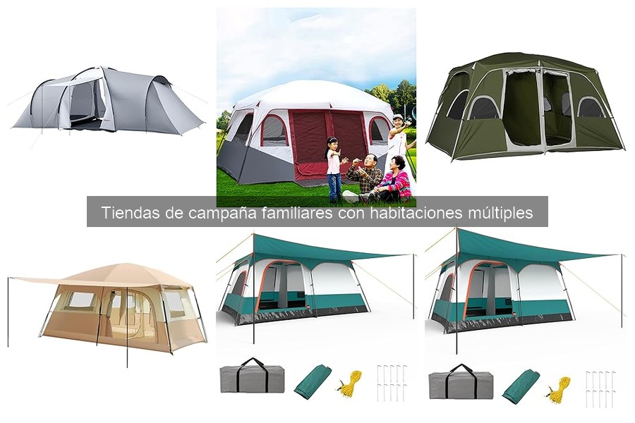 Mejores Tiendas de Campaña Familiares con Habitaciones Múltiples