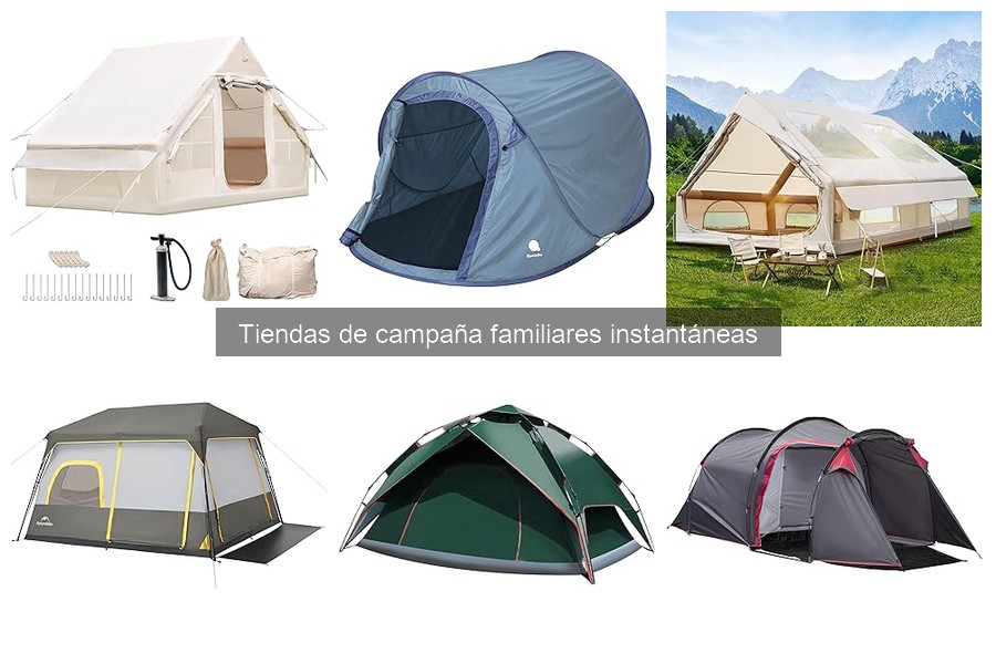 Mejores tiendas de campaña familiares instantáneas para camping