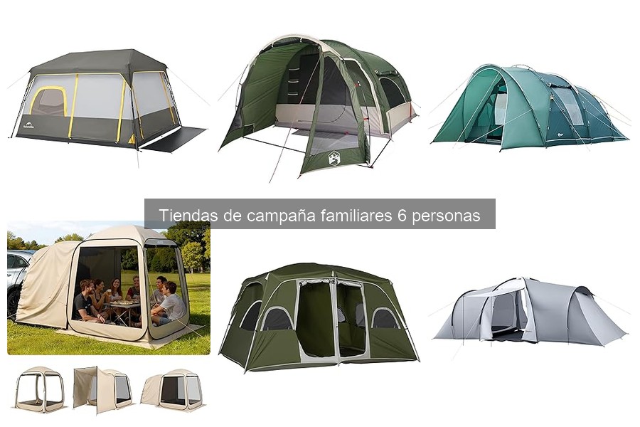 Mejores tiendas de campaña familiares según opiniones de usuarios