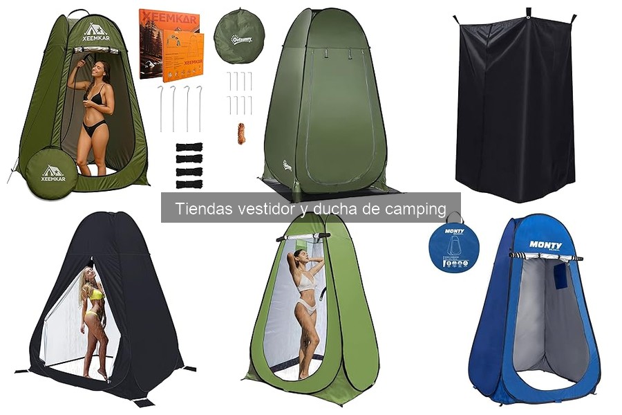 Mejores tiendas vestidor y ducha de camping para familias