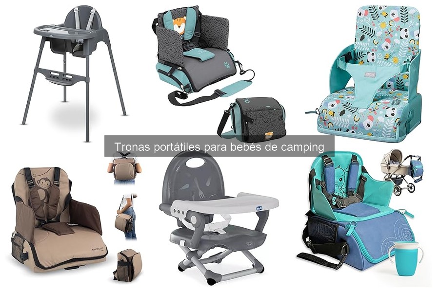 Mejores tronas portátiles para camping con bebés 2023