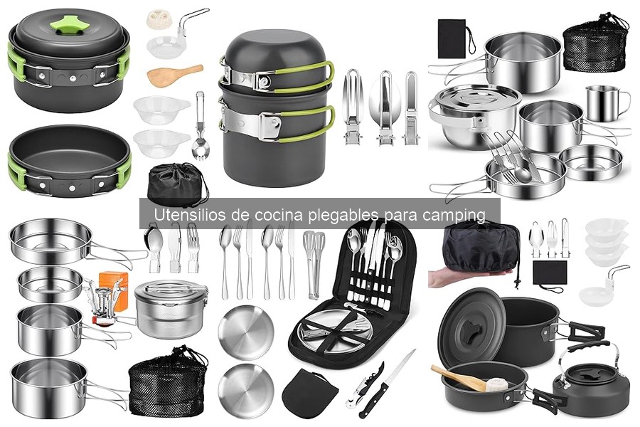 Mejores Utensilios de Cocina Plegables para Acampadas en Familia