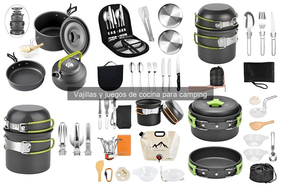 Mejores vajillas para camping en familia: comparativa 2023