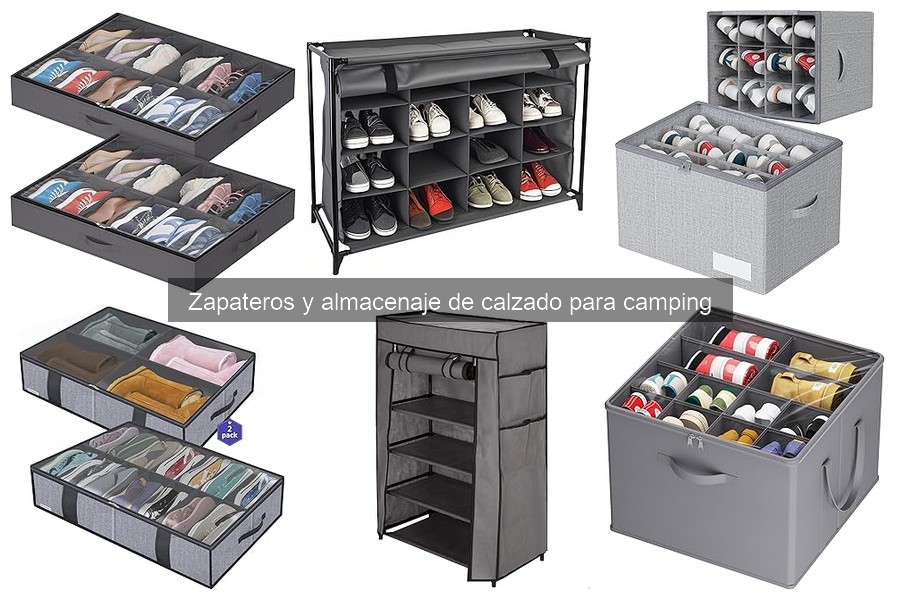 Mejores zapateros para camping: guía para familias