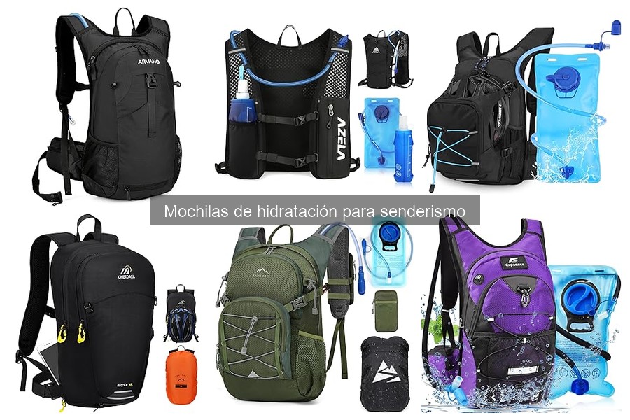 Mochilas de hidratación vs. botellas de agua para senderismo