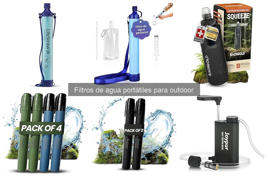 Ofertas en filtros de agua portátiles para camping y senderismo
