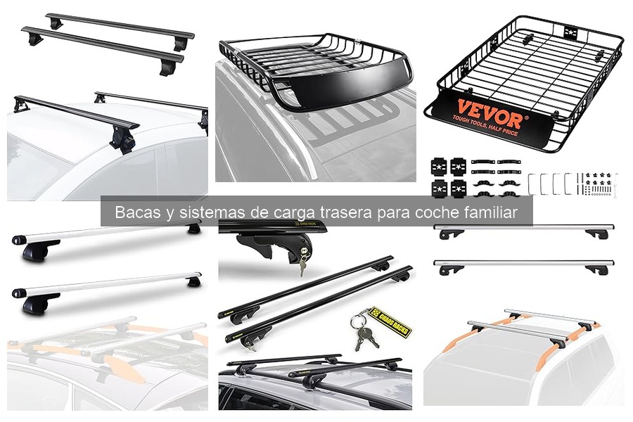 Opciones de bacas para coches familiares de diferentes tamaños